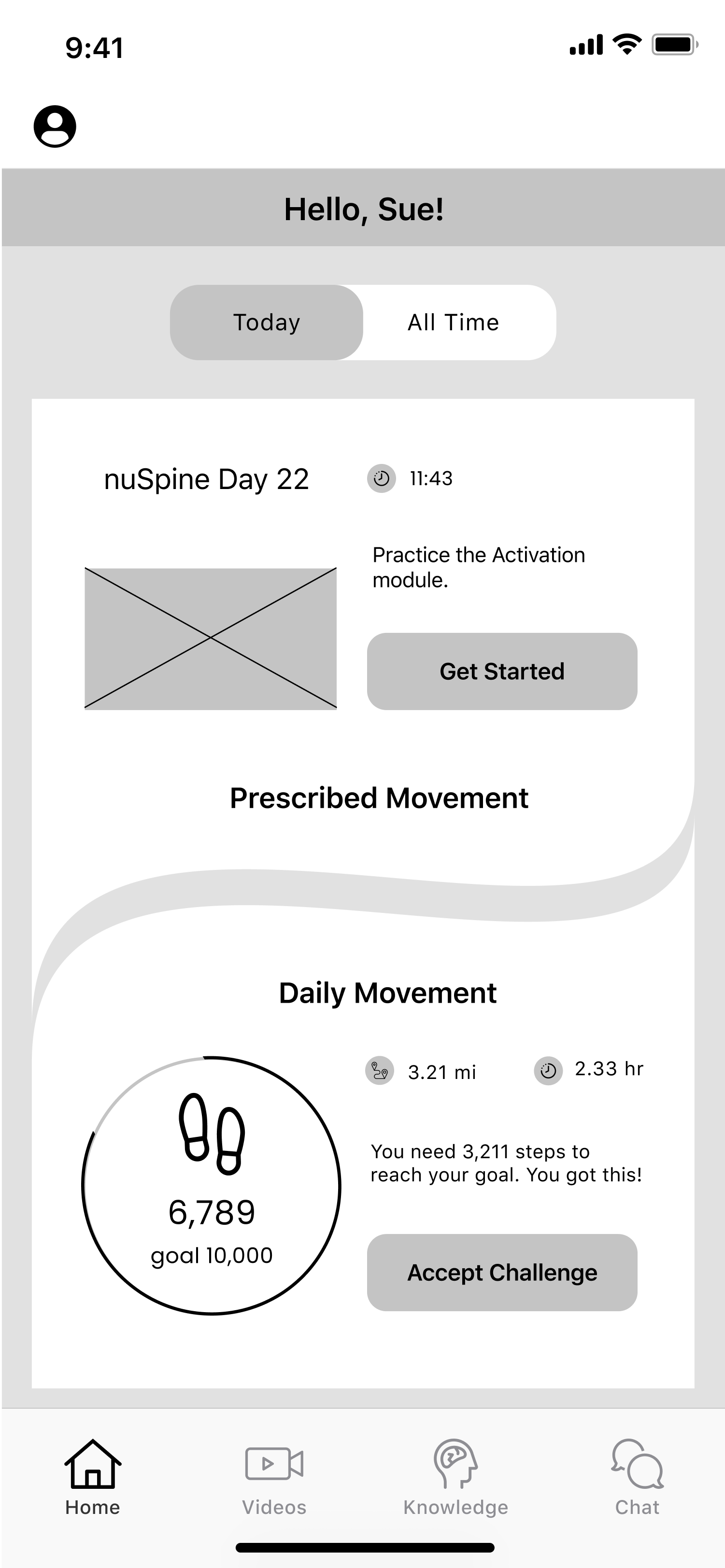 mobile 2nd iteration wireframe